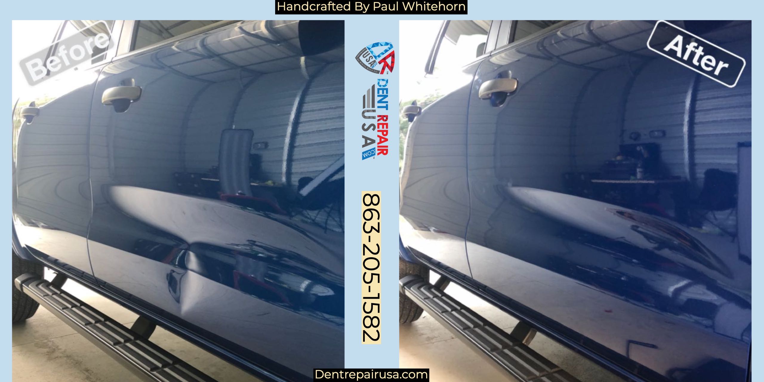  Large Door Repair Super PDR Lakeland Florida  