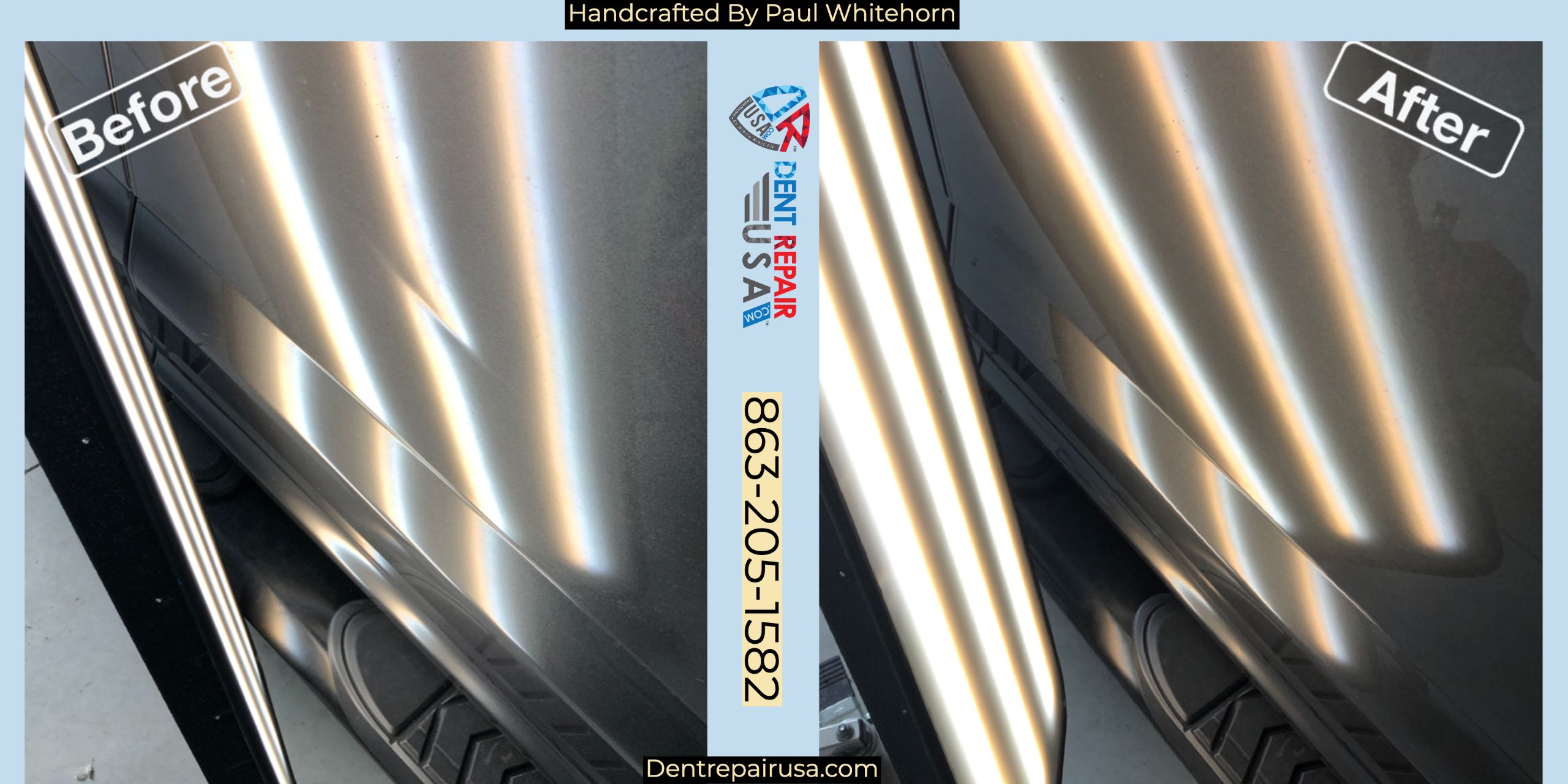  Small Dent Repair On Driver Door 